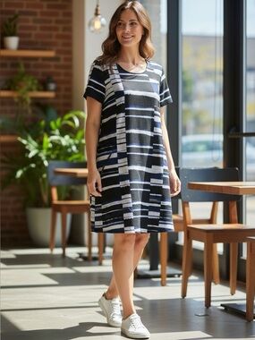 🌻 Signature Collection Abstract Dress #600